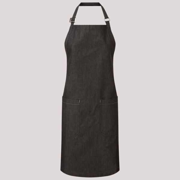 Premier Fairtrade Organic Cotton Denim Bib Apron Thumbnail