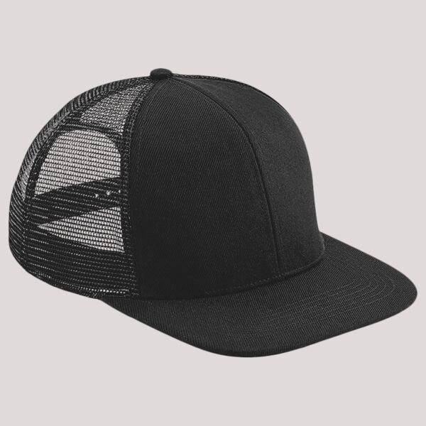 Beechfield Original Flat Peak 6 Panel Trucker Cap Thumbnail