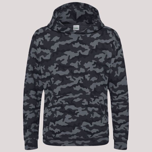 AWDis Kids Camo Hoodie Thumbnail