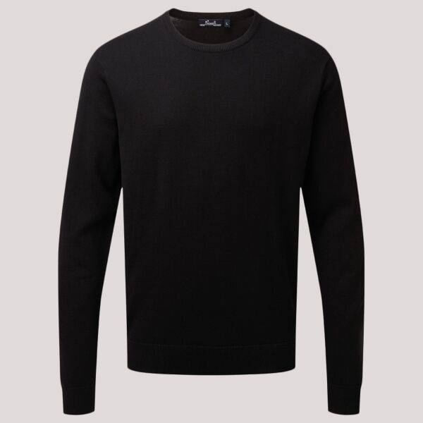 Premier Cotton Rich Crew Neck Sweater Thumbnail