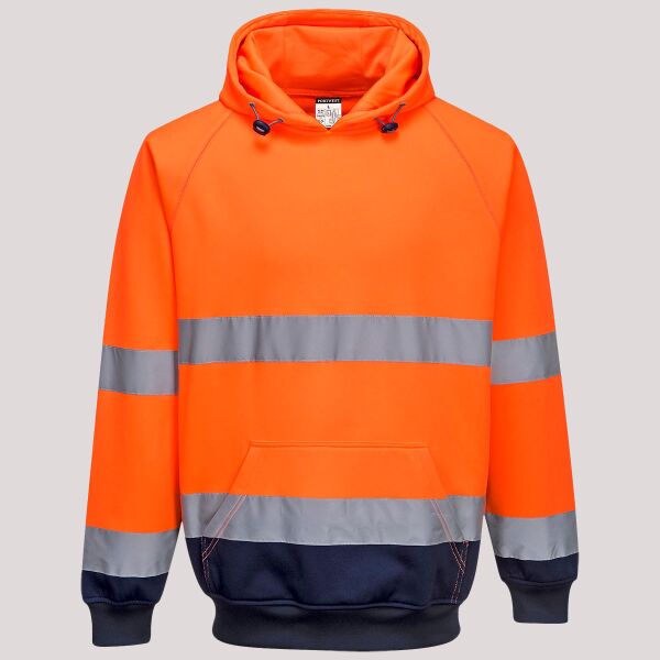 Portwest Hi-Vis Two Tone Hooded Sweatshirt Thumbnail