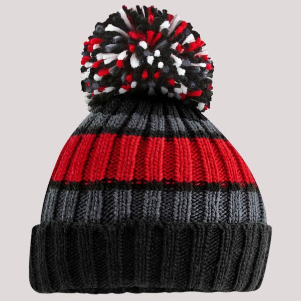 Beechfield Hygge Striped Beanie Thumbnail
