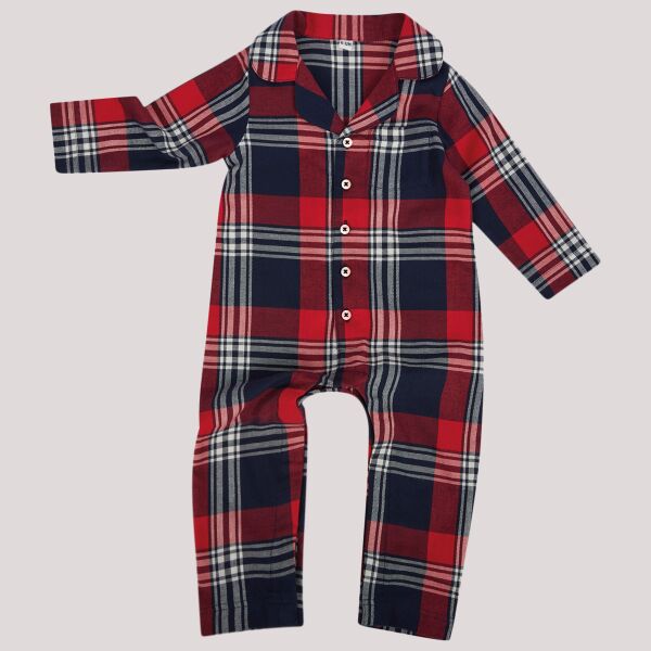 Larkwood Baby/Toddler Tartan All In One Thumbnail