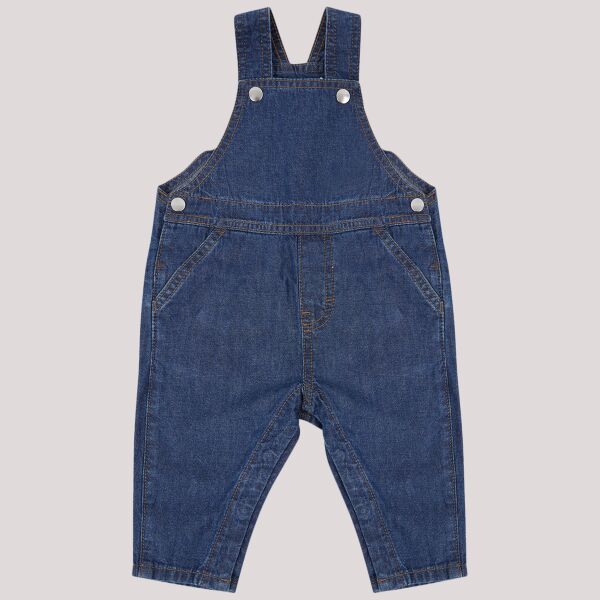 Larkwood Kids Denim Dungarees Thumbnail