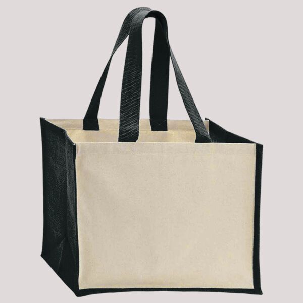 Brand Lab Jute and Canvas Shopper Thumbnail