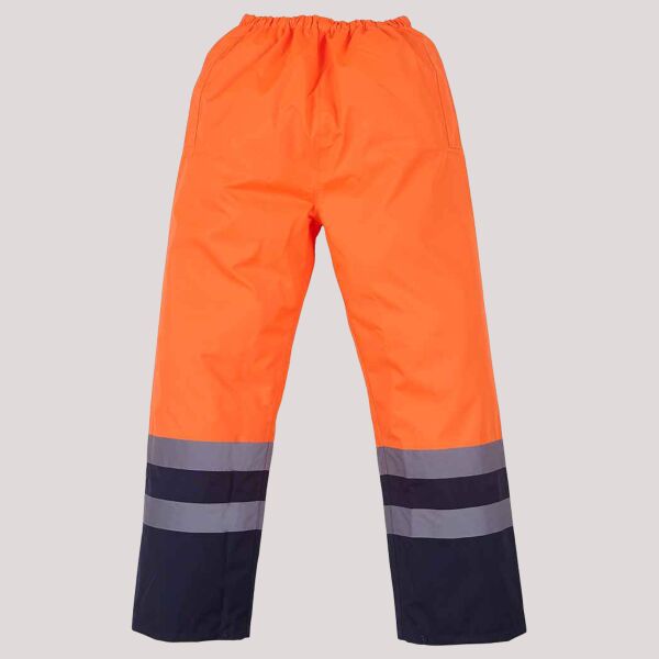 Yoko Hi-Vis Two Tone Waterproof Overtrousers Thumbnail