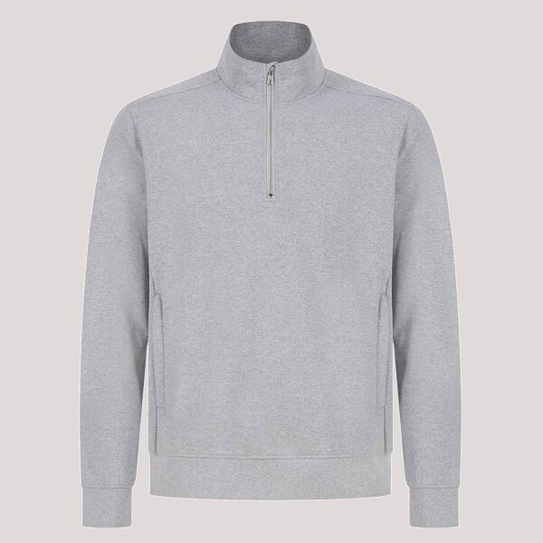 Henbury Unisex Sustainable 1/4 Zip Sweatshirt Thumbnail