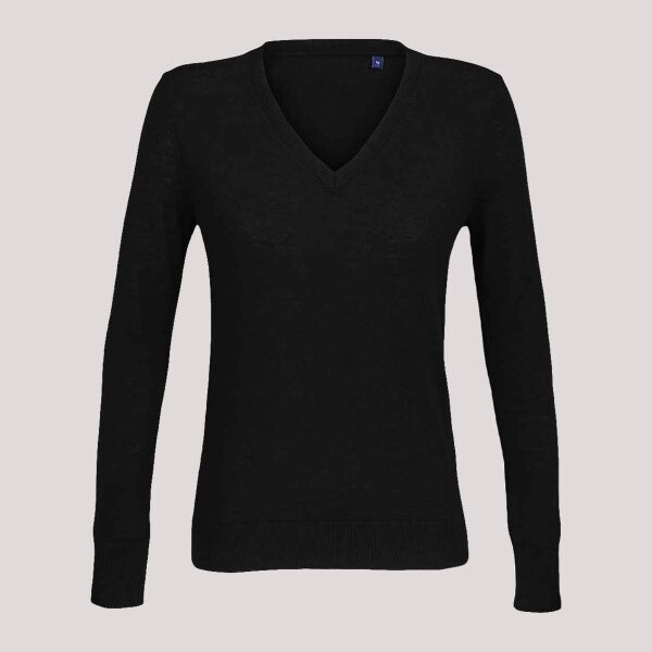 NEOBLU Ladies Sullivan V Neck Sweater Thumbnail