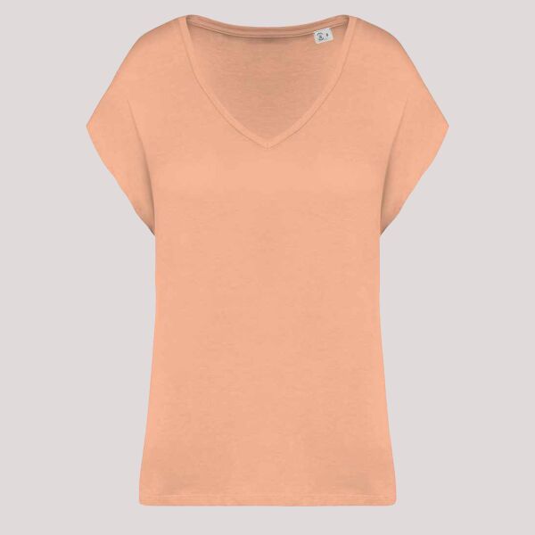 Native Spirit Ladies Oversized V Neck T-Shirt Thumbnail