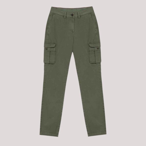 Native Spirit Ladies Washed Cargo Trousers Thumbnail