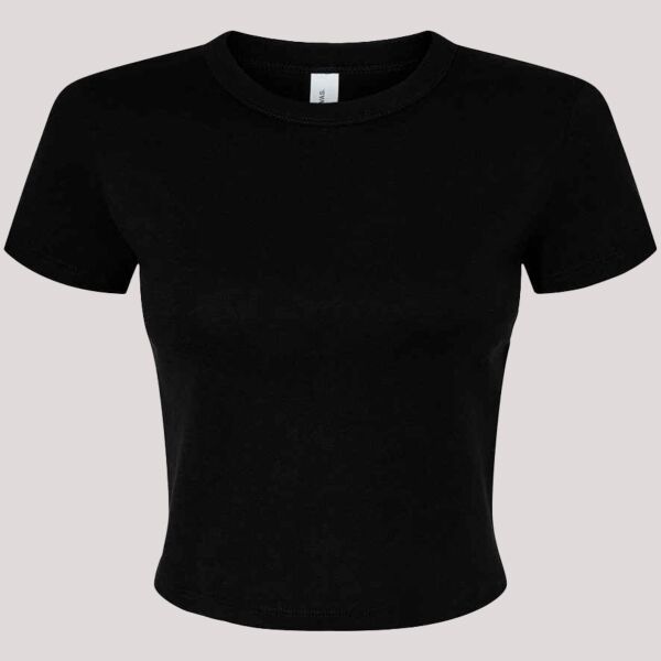 Bella Ladies Micro Rib Baby T-Shirt Thumbnail