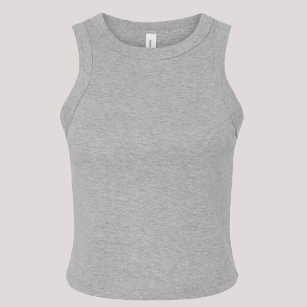 Bella Ladies Micro Rib Racer Tank Top Thumbnail