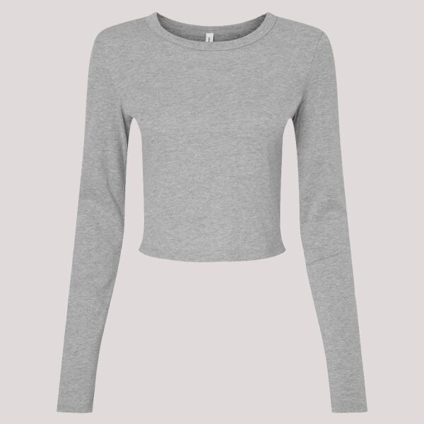 Bella Micro Rib Long Sleeve Baby T-Shirt Thumbnail