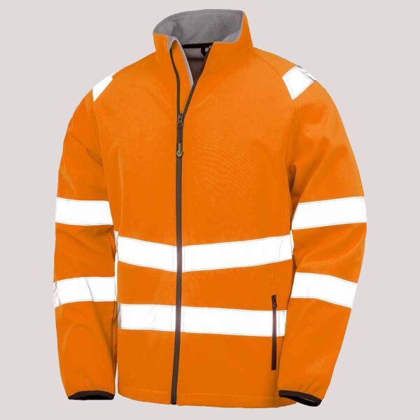 Result Genuine Recycled Printable Safety Soft Shell Jacket Thumbnail