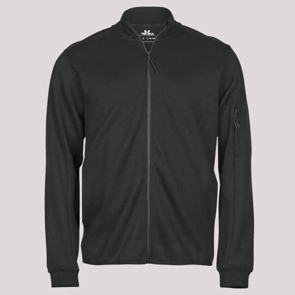 Tee Jays Athletic Full Zip Sweat Cardigan Thumbnail