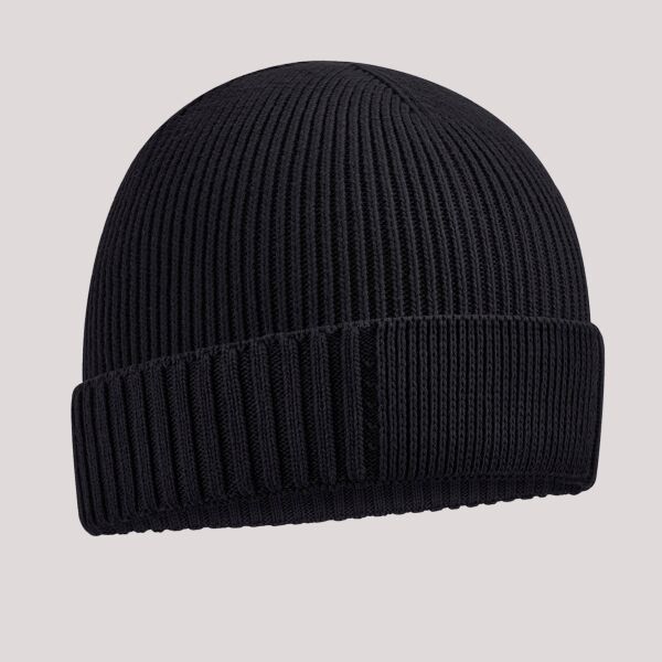 Beechfield Organic Cotton Engineered Patch Beanie Thumbnail