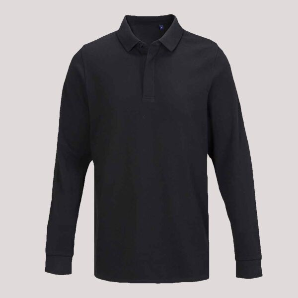 NEOBLU Owen Long Sleeve Piqué Polo Shirt Thumbnail
