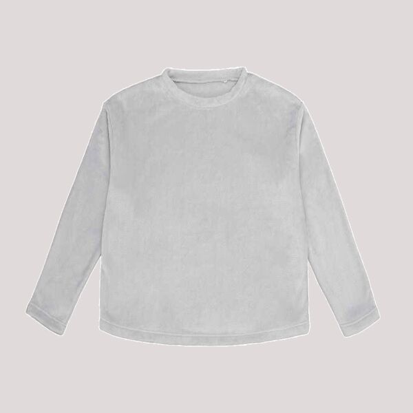 Brand Lab Ladies Plush Fleece Crew Neck Sweatshirt Thumbnail