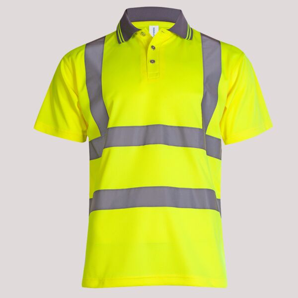 Hi Vis Short Sleeve Polo Shirt Thumbnail