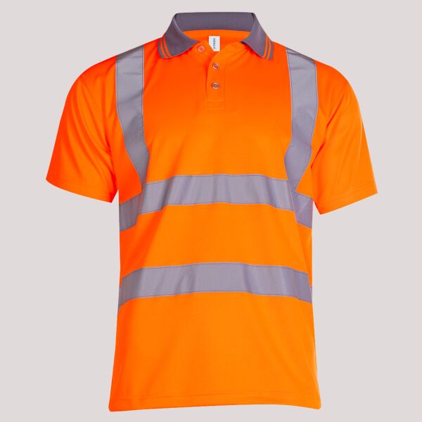 Hi Vis Short Sleeve Polo Shirt Thumbnail