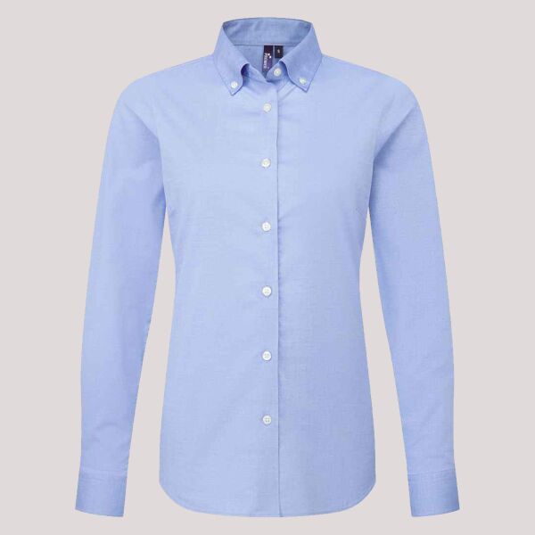 Premier Ladies Supreme Long Sleeve Oxford Shirt Thumbnail