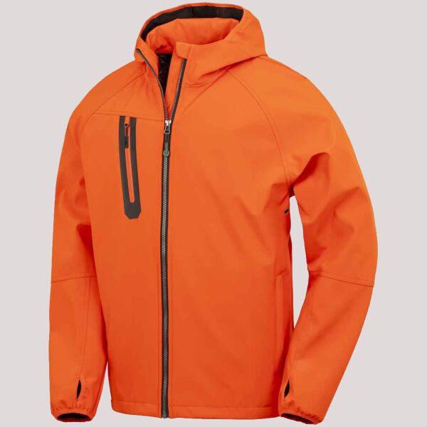 Result Recycled Three Layer Printable Hooded Soft Shell Jacket Thumbnail
