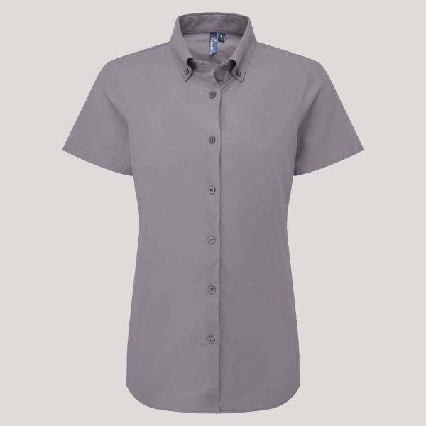 Premier Ladies Supreme Short Sleeve Oxford Shirt Thumbnail