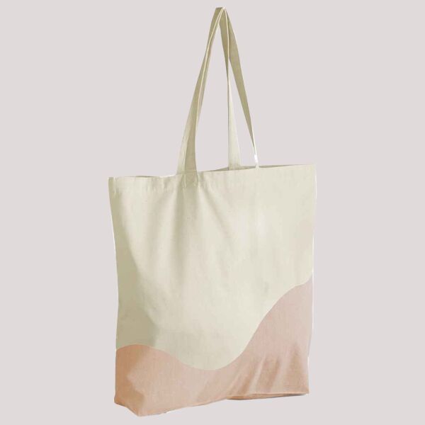 Westford Mill Organic Cotton Wave Print Maxi Tote Bag Thumbnail