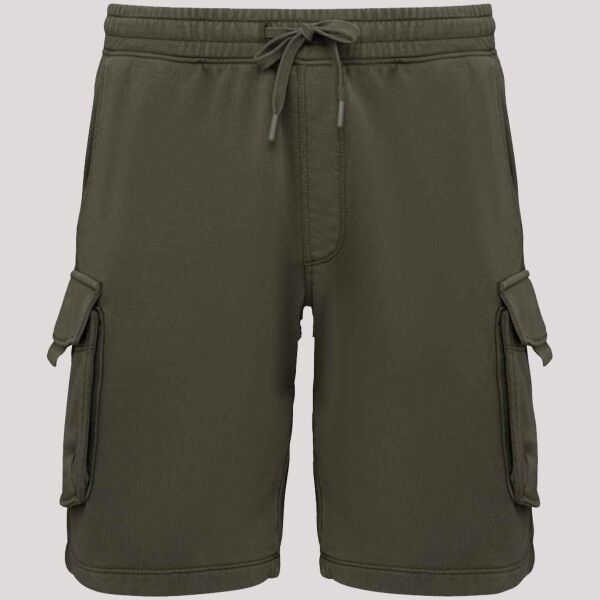 Native Spirit French Terry Washed Effect Cargo Shorts Thumbnail