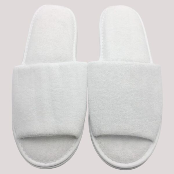 TERRY SLIPPERS (OPEN TOE) Thumbnail