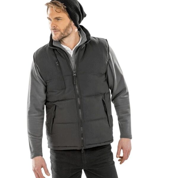 HOODED MICRO BODYWARMER Thumbnail