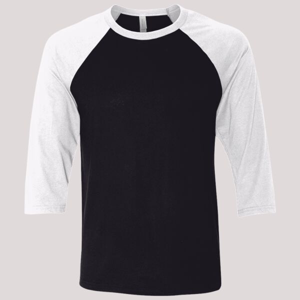 Canvas Unisex 3/4 Sleeve Baseball T-Shirt Thumbnail