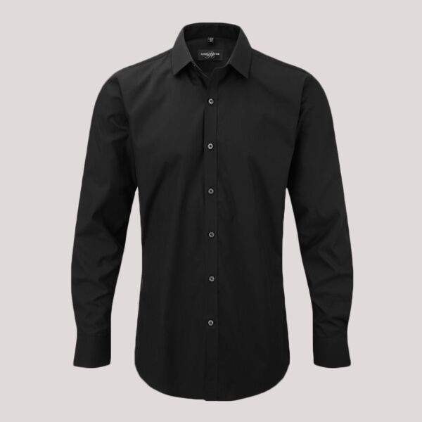 Russell Collection Long Sleeve Ultimate Stretch Shirt Thumbnail