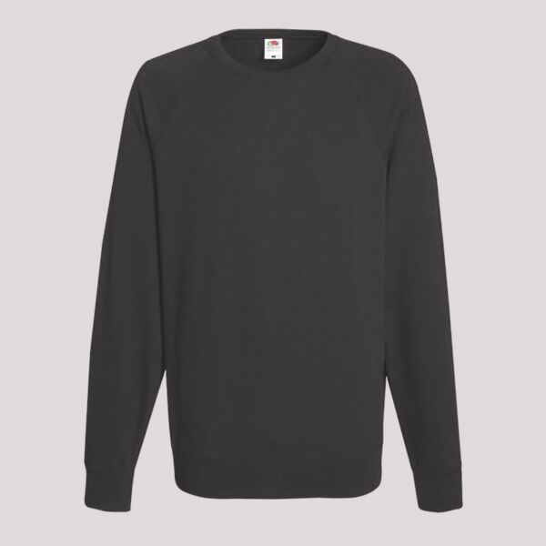 Fruit of the Loom Lightweight Raglan Sweatshirt Thumbnail