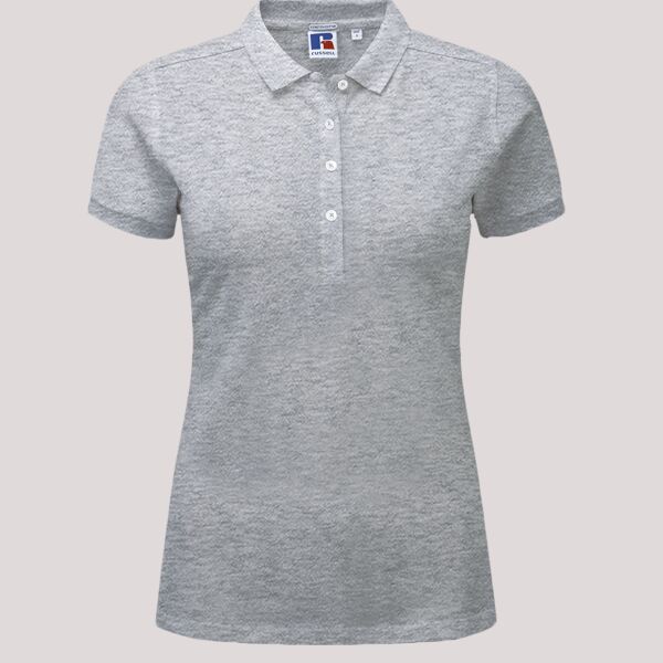 Russell Ladies Stretch Piqué Polo Shirt Thumbnail