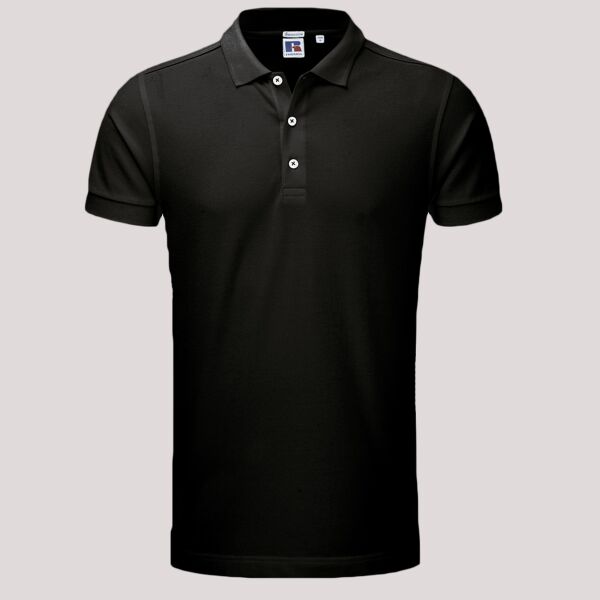 Russell Stretch Piqué Polo Shirt Thumbnail