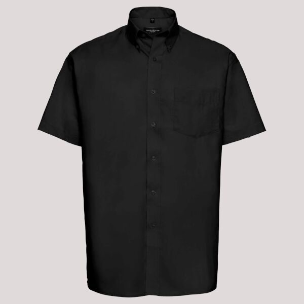 Russell Collection Short Sleeve Easy Care Oxford Shirt Thumbnail