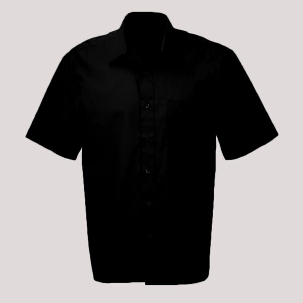 Russell Collection Short Sleeve Easy Care Poplin Shirt Thumbnail