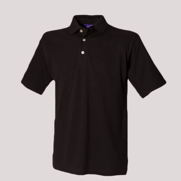 Henbury Classic Heavy Cotton Piqué Polo Shirt Thumbnail
