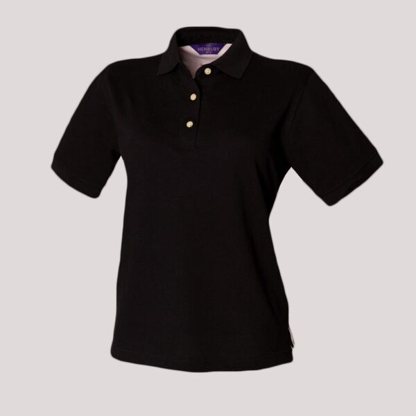 Henbury Ladies Classic Cotton Piqué Polo Shirt Thumbnail