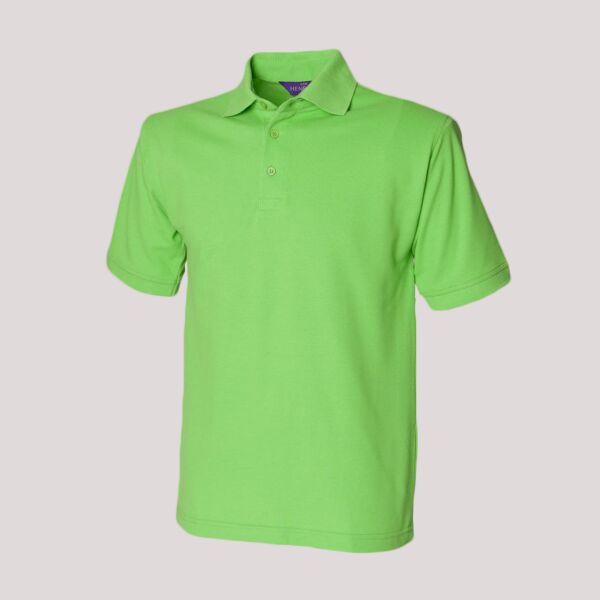 Henbury Heavy Poly/Cotton Piqué Polo Shirt Thumbnail