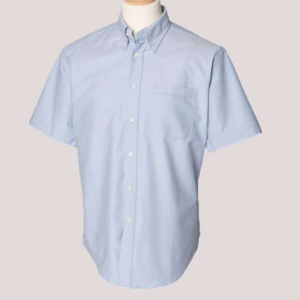 Henbury Short Sleeve Classic Oxford Shirt Thumbnail