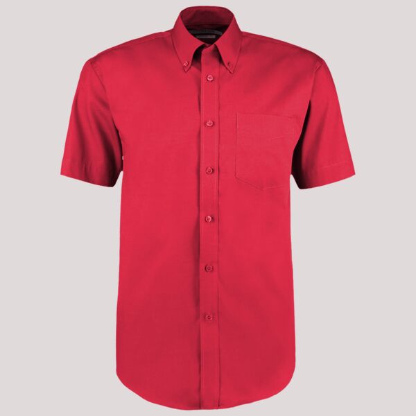 Kustom Kit Premium Short Sleeve Classic Fit Oxford Shirt Thumbnail