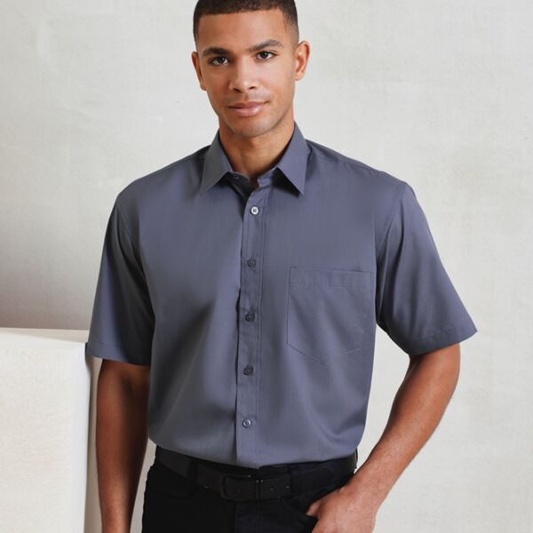 Premier Short Sleeve Poplin Shirt Thumbnail