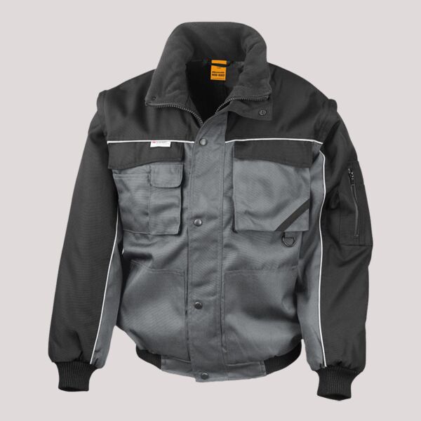 Result Work-Guard Zip Sleeve Heavy Duty Jacket Thumbnail