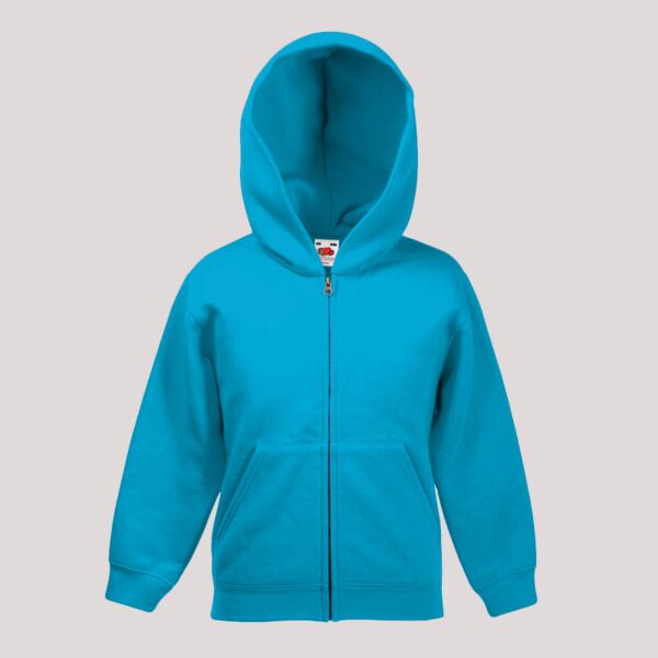 Fruit of the Loom Kids Classic Zip Hooded Sweatshirt Thumbnail