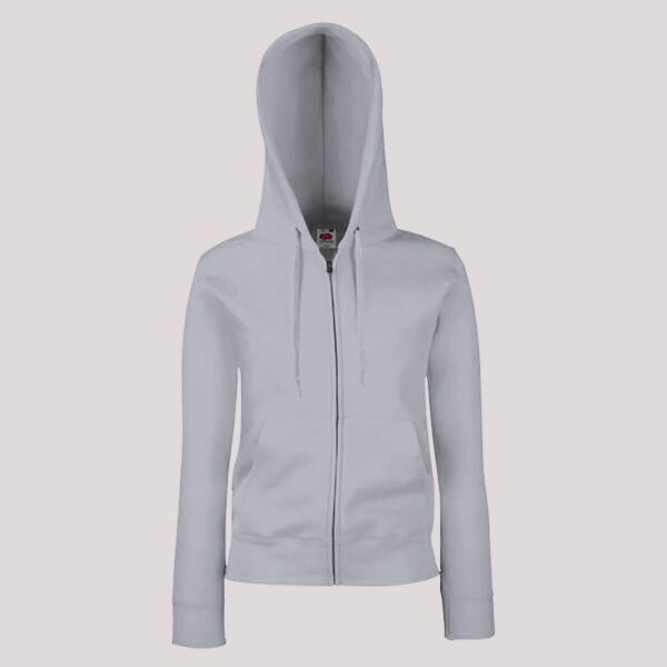 Fruit of the Loom Premium Lady Fit Zip Hooded Jacket Thumbnail