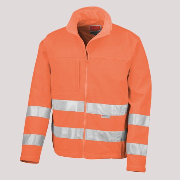 Result Safe-Guard Hi-Vis Soft Shell Jacket Thumbnail