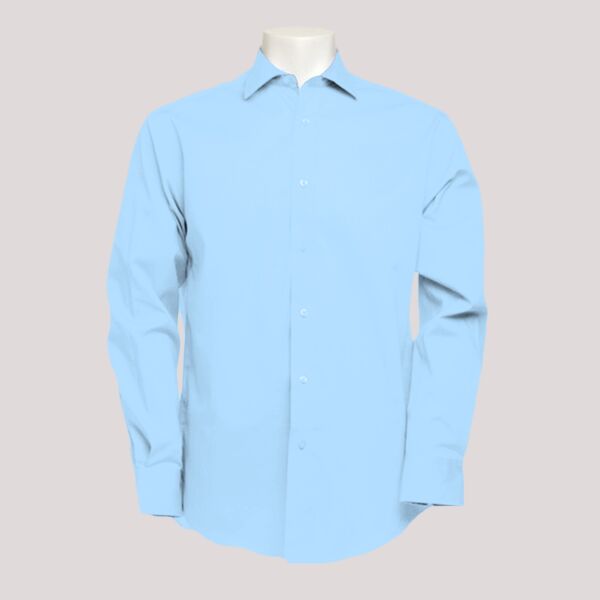 Kustom Kit Premium Long Sleeve Classic Fit Oxford Shirt Thumbnail