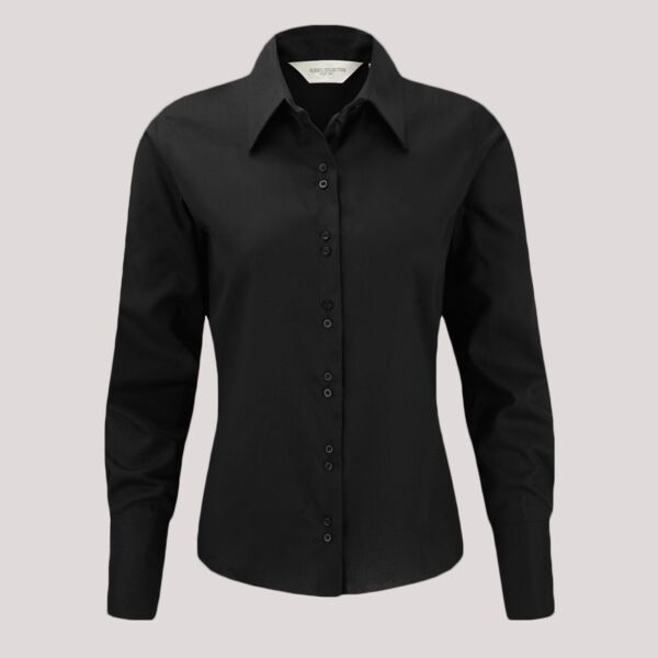 Russell Collection Ladies Long Sleeve Ultimate Non-Iron Shirt Thumbnail